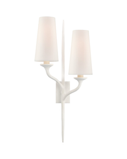 Visual Comfort Iberia Left Double Sconce White Visual Comfort Iberia Left Double Sconce White