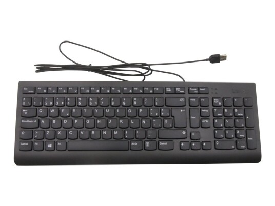 Lenovo - Tastatur - Usb - Qwerty - Spansk - Svart - Fru Lenovo - Tastatur - Usb - Qwerty - Spansk - Svart - Fru