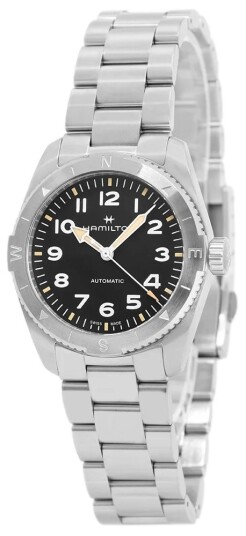 Hamilton Herreklokke H70225130 Khaki Field Sort/Stål Ø37 mm Hamilton Herreklokke H70225130 Khaki Field Sort/Stål Ø37 mm