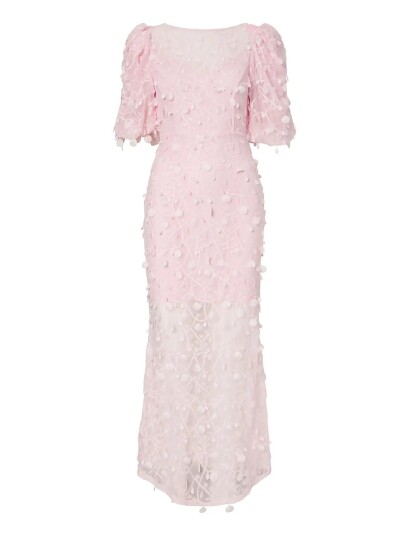 YAS Yasbeate 2/4 Puff Ankle DresShow   Pink   XS