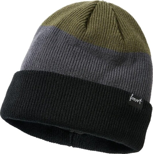 Forvert Beaver Creek Beanie Svart Oliven Flerfarget Forvert Beaver Creek Beanie Svart Oliven Flerfarget