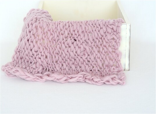 Pledd - Fiber - 50x50 cm - Rosa