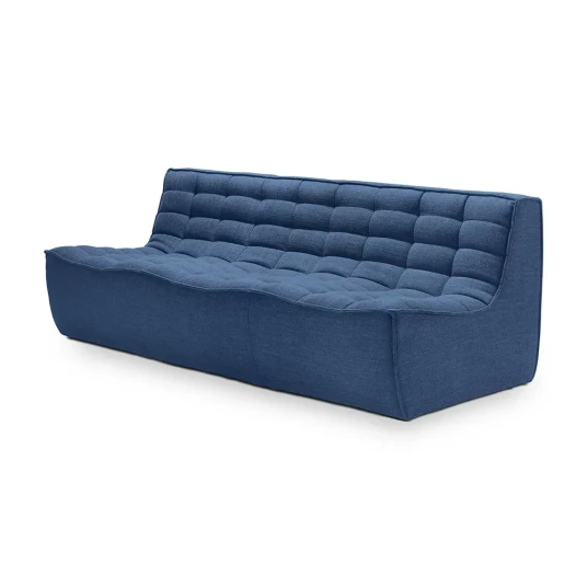 Ethnicraft N701 3 seters sofa Blue