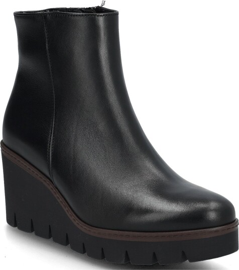 Gabor Wedge Ankle Boot BLACK 41 Gabor Wedge Ankle Boot BLACK 41