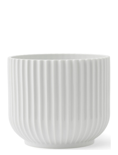 Lyngby Porcelæn Lyngby Urtepotteskjuler White Lyngby Porcelæn WHITE H13CM