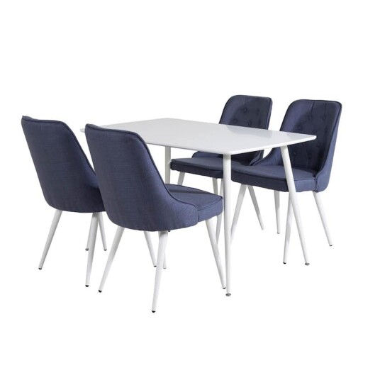 Venture Home Spisegruppe Venture Home Pobbie med 4 Vera Stoler Polyester GR20025S