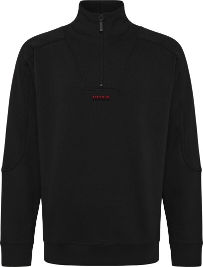 HUGO Atlas Half Zip Black XL
