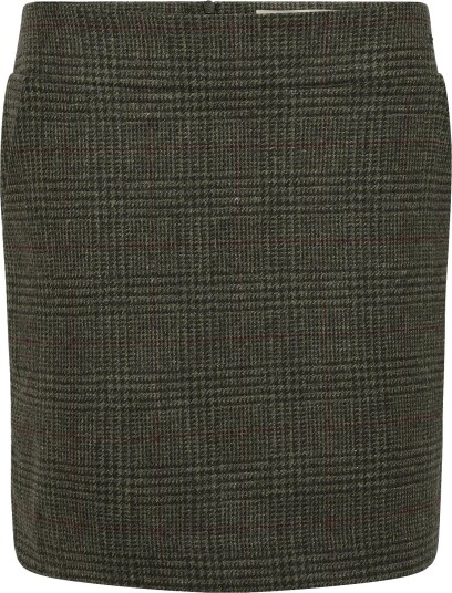 Barbour Barbour Browning Skirt OLIVE PRINCE OF WALES 42