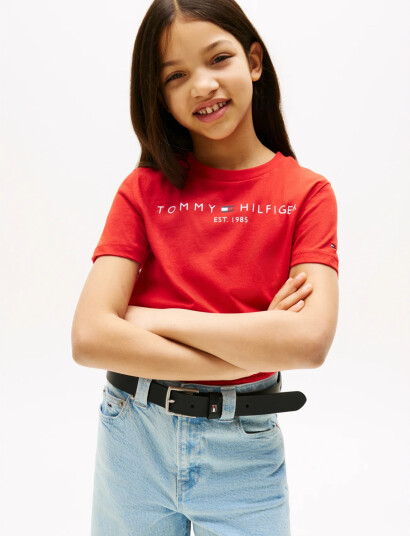 Tommy Hilfiger Essential Tee S/S Red 140