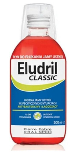 Pierre Fabre Eludril Classic Munnvann, 500Ml Pierre Fabre Eludril Classic Munnvann, 500Ml