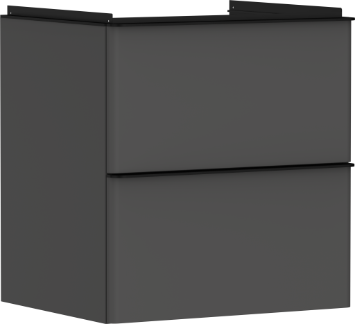 Hansgrohe Xelu Q servantskap 58 x 49,5 cm, matt grå Hansgrohe Xelu Q servantskap 58 x 49,5 cm, matt grå