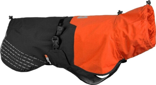 Non-Stop Dogwear Fjord Regnjakke Hund Str 27 Svart/Oransje