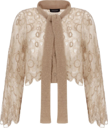 Fabiana Filippi Dame Strikkevarer Beige S,
