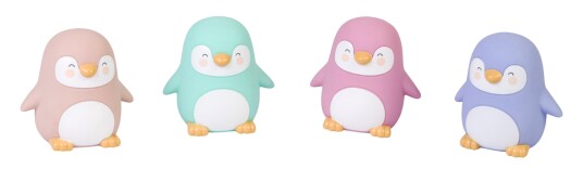 SARO Baby Penguins Party Bath Toys Multicolored