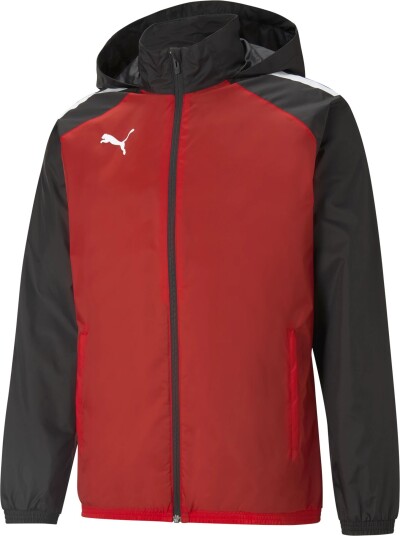 Puma teamLIGA All Weather Jacket, treningsjakke herre L Puma Red-puma Black