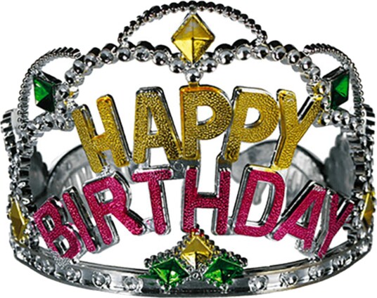 Out Of The Blue Partytiara Happy Birthday One size 181059 Out Of The Blue Partytiara Happy Birthday One size 181059
