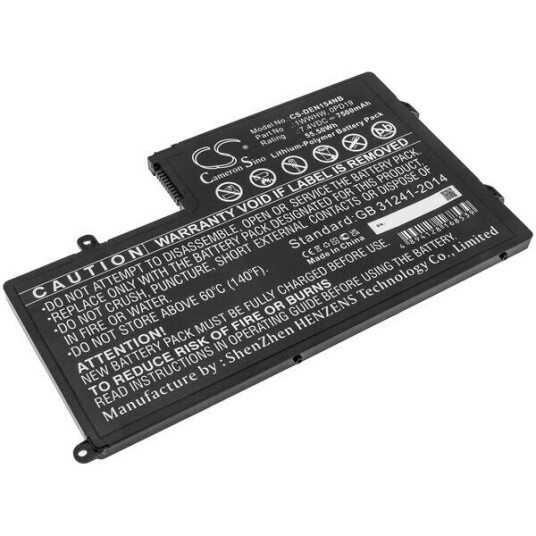 Dell Latitude 15 3550 batteri (7500 mAh 7.4 V, Sort)
