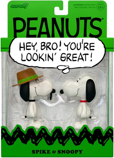 Peanuts ReAction Figures Snoopy & Spike 2Pack