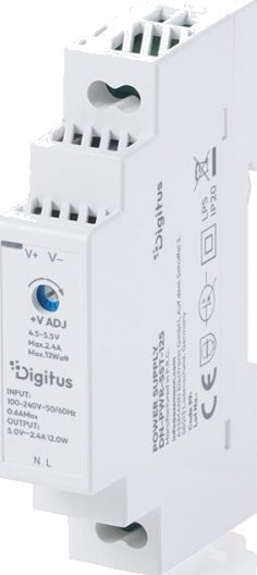 Digitus DN PWR SST 125 Strømforsyning DIN 5V 2.4A 12W
