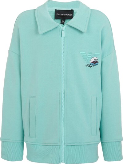 Emporio Armani Cardigan Sabbia Antigua m. Smurf Emporio Armani 10 år 140 Cardigan Blå