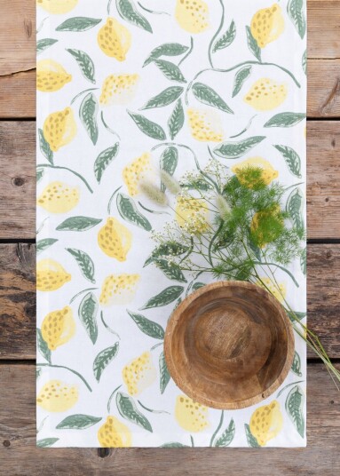 Løpere Lemon gul Størrelse: 40 x 140 cm Løpere Lemon gul Størrelse: 40 x 140 cm