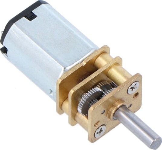 Mikro DC-Girmotor 30:1 med Karbonbørster 6V