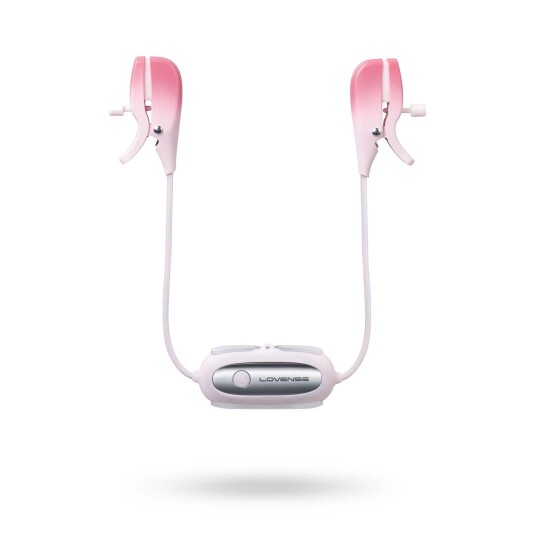 GEMINI APP-CONTROLLED VIBRATING NIPPLE CLAMPS - pink