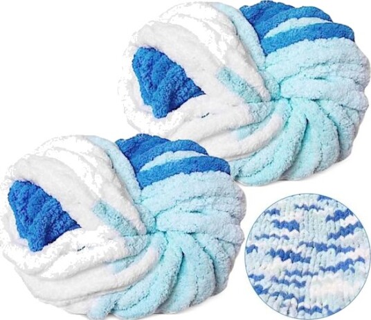 Chunky Garnball 500 g Chenille Garn Chunky Garnball 500 g Chenille Garn