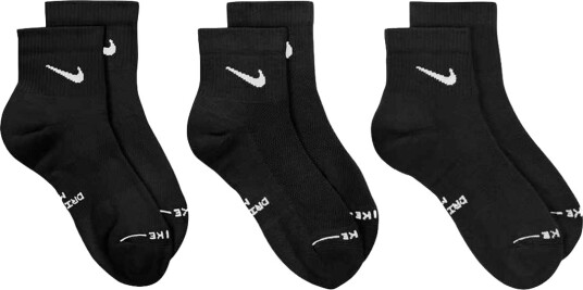 Nike Everyday Ankle Socks 3 Pack Sort S Nike Everyday Ankle Socks 3 Pack Sort S