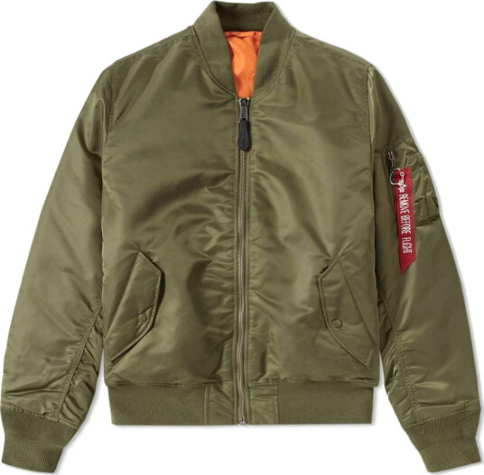 Alpha Industries Herre Jakker Grønn S,