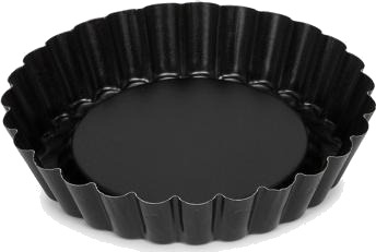 Patisse Kakeform 10 X 2 Cm Sort Stål Patisse Kakeform 10 X 2 Cm Sort Stål