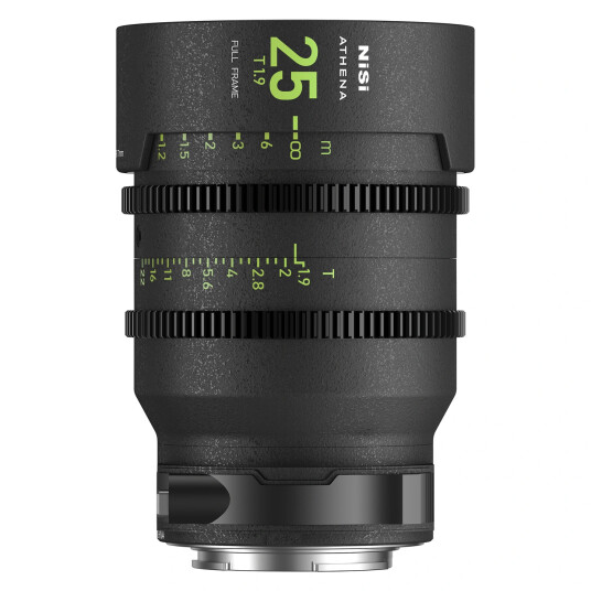 NiSi Cine Lens 25mm T1.9 RF-Mount Athena Prime NiSi Cine Lens 25mm T1.9 RF-Mount Athena Prime