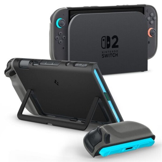 Spigen Nano Pop etui for Nintendo Switch 2   Svart