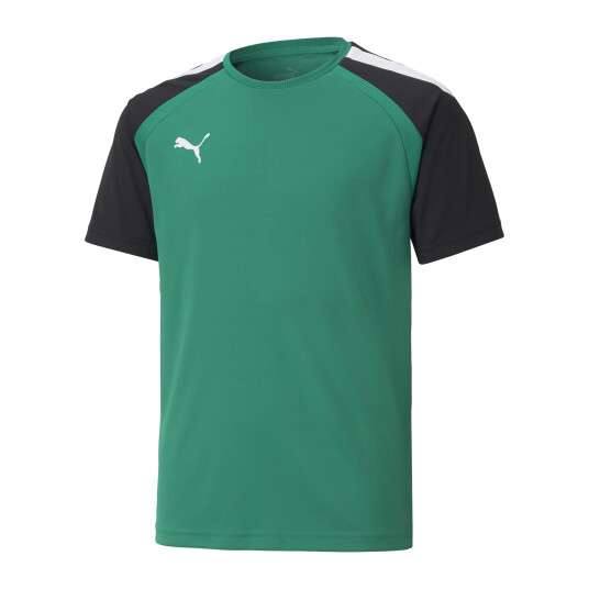 Puma teamPACER Jersey Jr, t-skjorte, fotball, junior 152 Pepper Green-Puma Bl