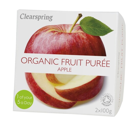 Clearspring Fruktpuré Eple Ø 200gram