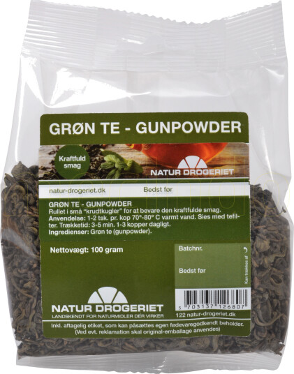 Natur Drogeriet Natur-Drogeriet Grønn Gunpowder Te - 100 g