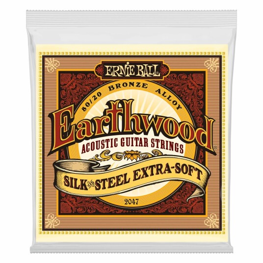 Ernie Ball Eb-2047 Earthwood Silk&steel; 010-050 Extra Soft