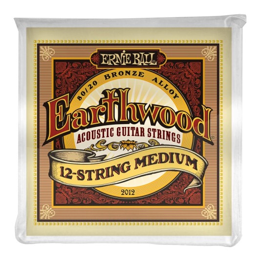 Ernie Ball Eb-2012 Earthwood Bronze 011-052 Acoustic 12-String Mediu