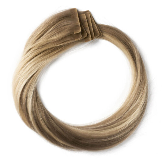 Rapunzel of Sweden Premium Tape Extensions - Seamless 4 B2.6/10.7 Dark Ashy Blonde Balayage 50 cm Rapunzel of Sweden Premium Tape Extensions - Seamless 4 B2.6/10.7 Dark Ashy Blonde Balayage 50 cm