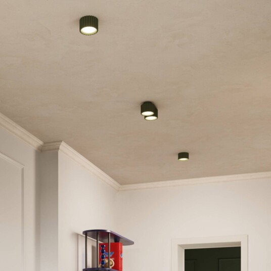 Taklampe RIBLA SOLLUX LIGHTING dimbar Grønn Stue / spisestue Aluminium Taklampe RIBLA SOLLUX LIGHTING dimbar Grønn Stue / spisestue Aluminium