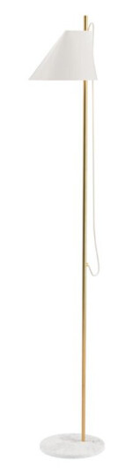 Louis Poulsen Yuh Gulvlampe Hvit/Messing Louis Poulsen Yuh Gulvlampe Hvit/Messing