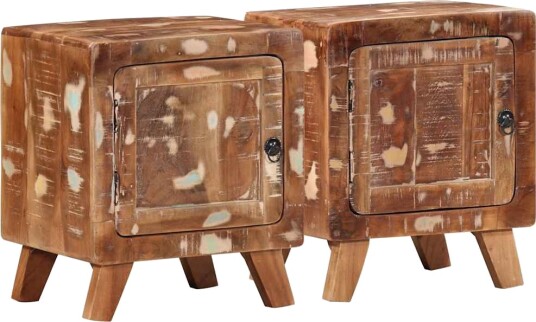  Nattskap 2 stk 40x32x46 cm gjenvunnet heltre
