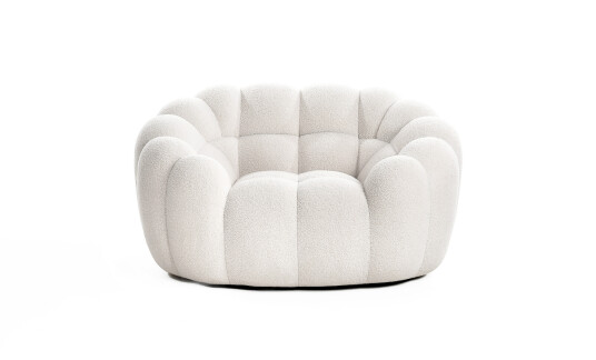 Soffadirekt JODA Loveseat Teddy Offwhite