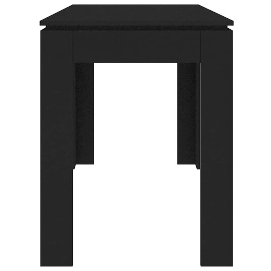 vidaXL Spisebord svart 120x60x76 cm sponplate vidaXL Spisebord svart 120x60x76 cm sponplate