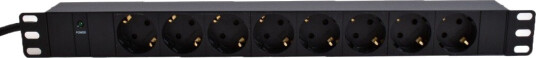 LinkIT 19 Strømskinne 8 uttak Sort 2 meter kabel 16A 3600W - 6956020 LinkIT 19 Strømskinne 8 uttak Sort 2 meter kabel 16A 3600W - 6956020