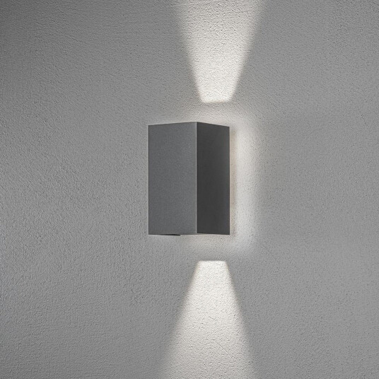 Konstsmide Cremona vegglampe opp/ned IP54 - Mørk grå Konstsmide Cremona vegglampe opp/ned IP54 - Mørk grå