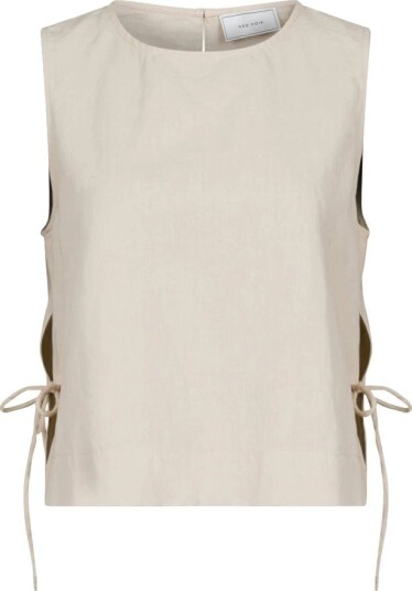 Neo Noir Svetlana Linen Top