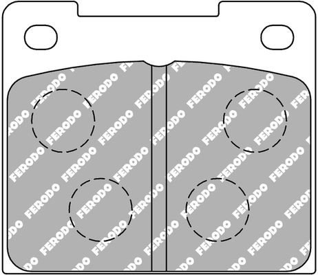 Bremseklosser FERODO RACING FCP809R