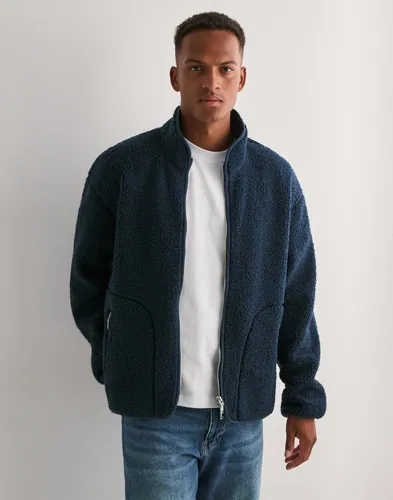 Que Sera Sera Pete Pile Jacket Vårjakker Blå Que Sera Sera Pete Pile Jacket Vårjakker Blå