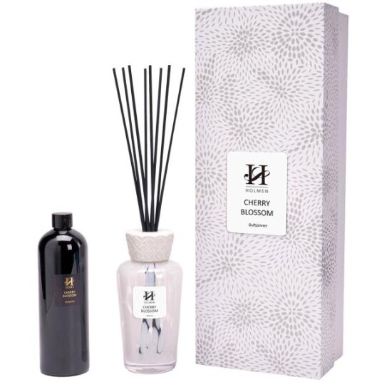 Holmen - Milano duftpinner kirsebærblomst 500 ml hvit
